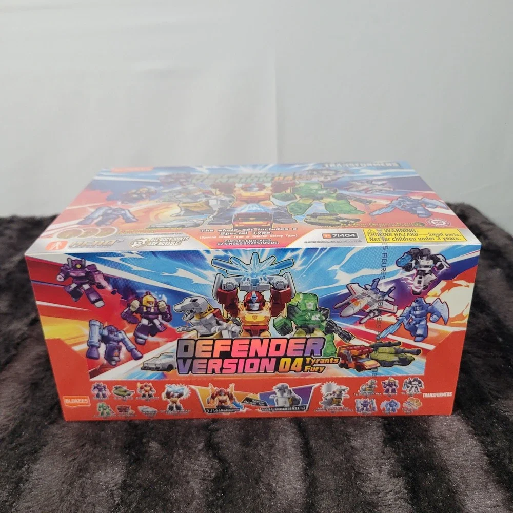 Blokees Transformers Defender Version 04 Tyrants Fury Model Kit Set 12pk 71404